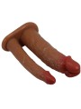 Pretty Love - Yairon Doppio Guaina Per Pene Con Estensione 4 Cm Mulatto - PRETTY LOVE - Strap-on e Imbracature | erosidea.com