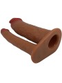Pretty Love - Yairon Doppio Guaina Per Pene Con Estensione 4 Cm Mulatto - PRETTY LOVE - Strap-on e Imbracature | erosidea.com