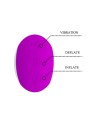Vibratore Gonfiabile Ricaricabile Dempsey - PRETTY LOVE SMART - Vibratori Doppi | erosidea.com