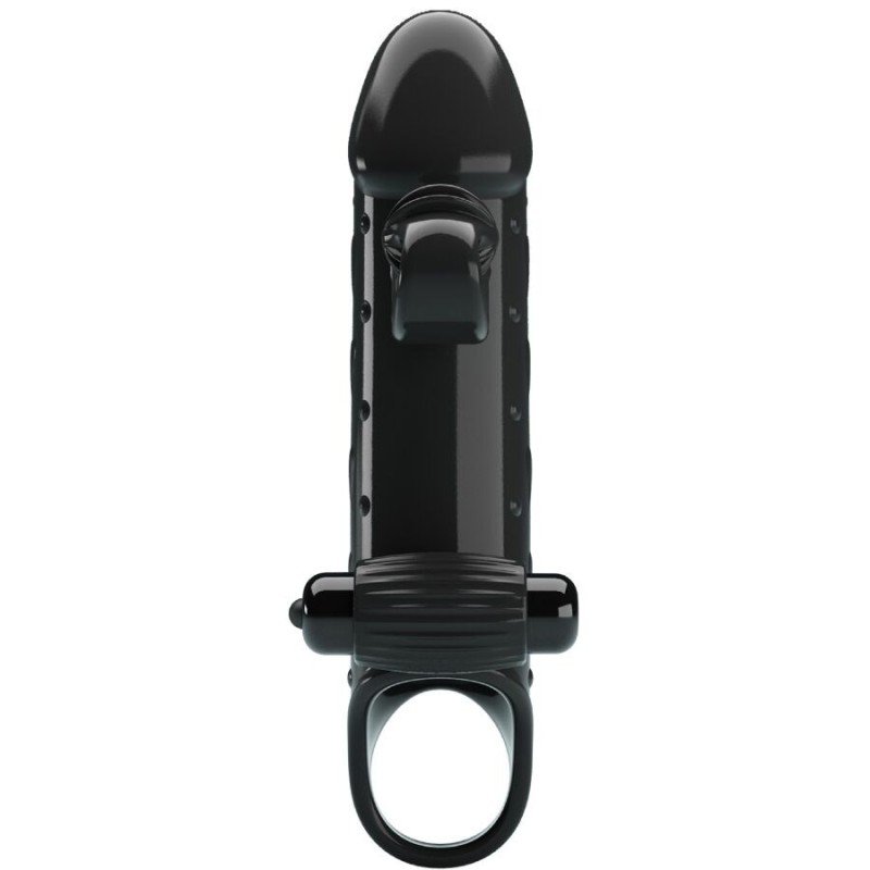 Romance - Guaina Per Pene Vibrante Nera - ROMANCE - Guaine e Prolunghe | erosidea.com