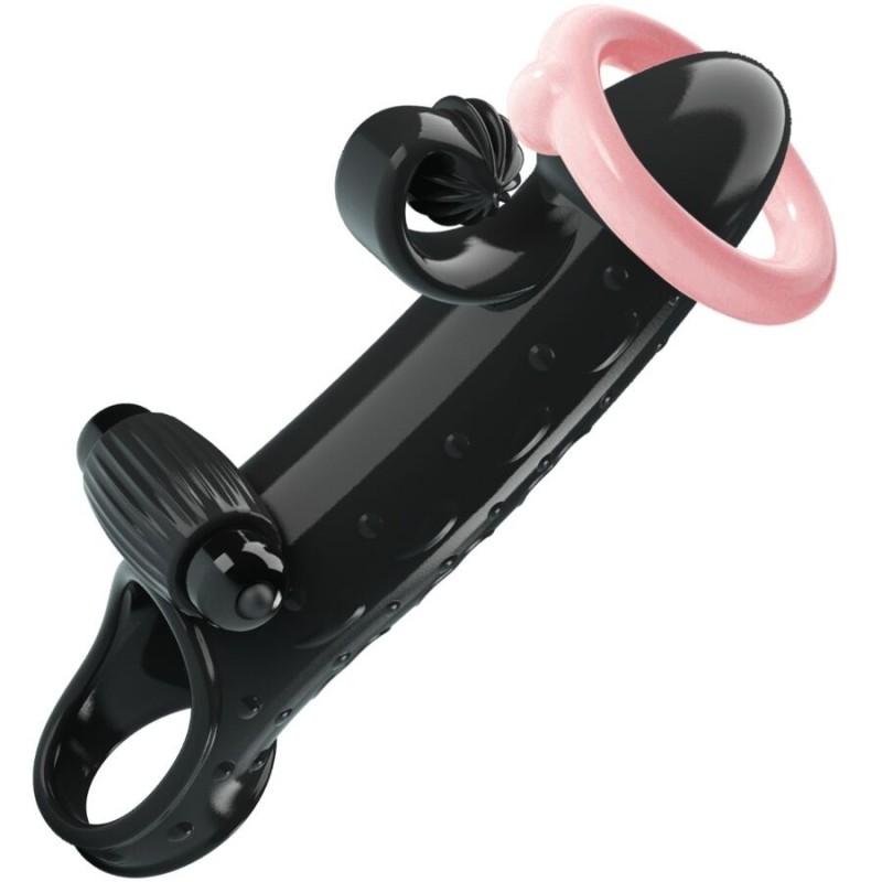 Romance - Guaina Per Pene Vibrante Nera - ROMANCE - Guaine e Prolunghe | erosidea.com