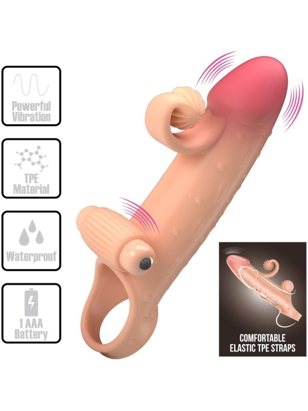 Romance - Guaina Per Pene Vibrante Naturale - ROMANCE - Guaine e Prolunghe | erosidea.com