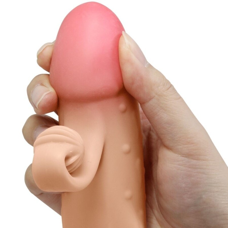 Romance - Guaina Per Pene Vibrante Naturale - ROMANCE - Guaine e Prolunghe | erosidea.com