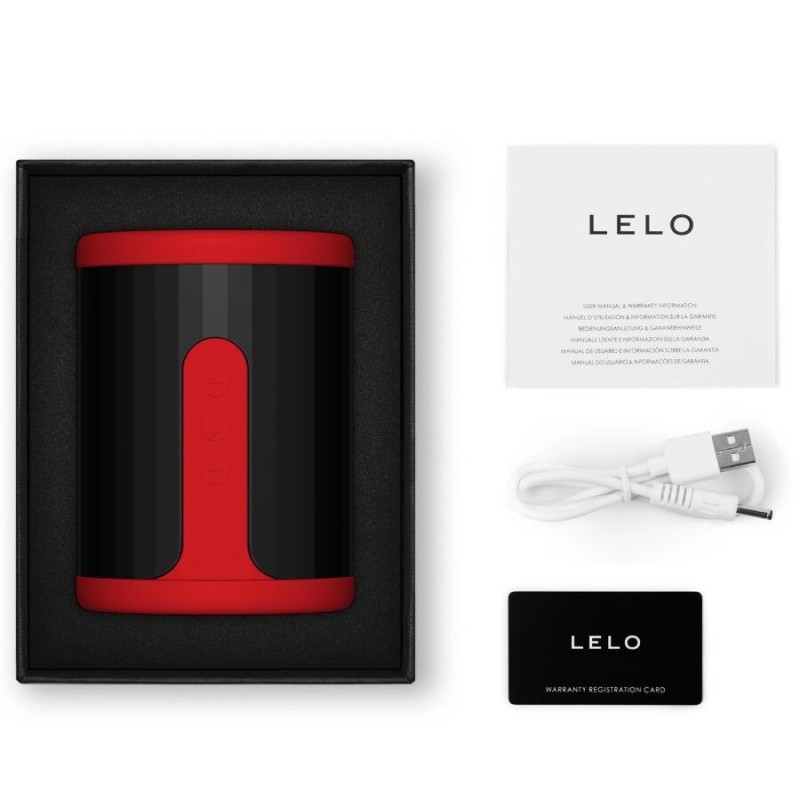 Lelo - F2Sâ„¢ Masturbatore Maschile Rosso Teal - Lelo - Masturbatori Mini | erosidea.com