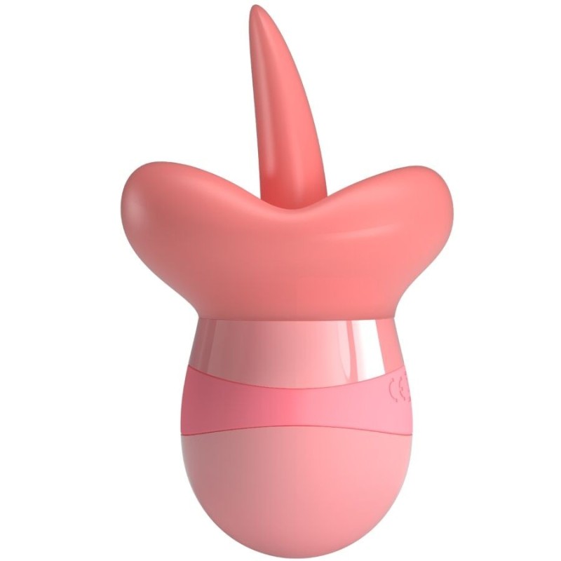 Pretty Love - Stimolatore Per Clitoride Lingua Kylee 10 Vibrazioni Rosa Nudo - PRETTY LOVE - Succhia Clitoride | erosidea.com