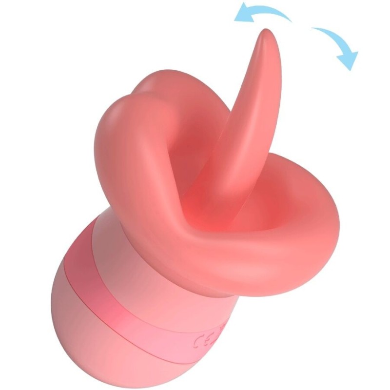 Pretty Love - Stimolatore Per Clitoride Lingua Kylee 10 Vibrazioni Rosa Nudo - PRETTY LOVE - Succhia Clitoride | erosidea.com