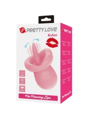 Pretty Love - Stimolatore Per Clitoride Lingua Kylee 10 Vibrazioni Rosa Nudo - PRETTY LOVE - Succhia Clitoride | erosidea.com