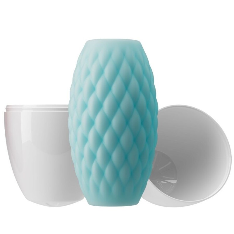 Pretty Love - Masturbatore Maschile Silicone Azzurro Cielo - PRETTY LOVE - Masturbatori Mini | erosidea.com