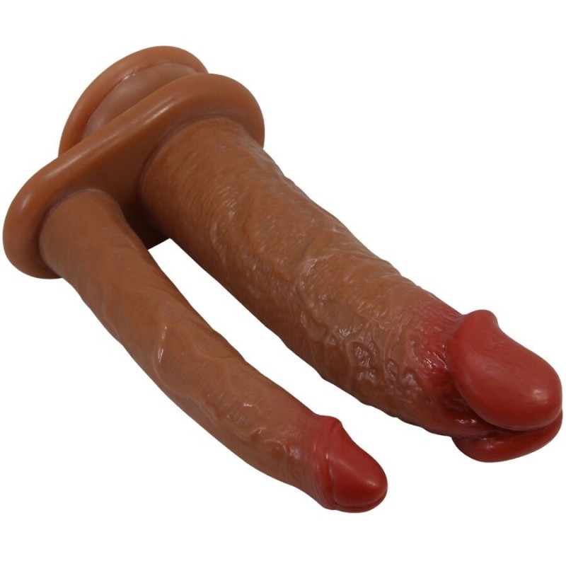 Pretty Love - Goran Doppio Dildo Realistico Naturale Mulato - PRETTY LOVE - Dildo Doppi | erosidea.com