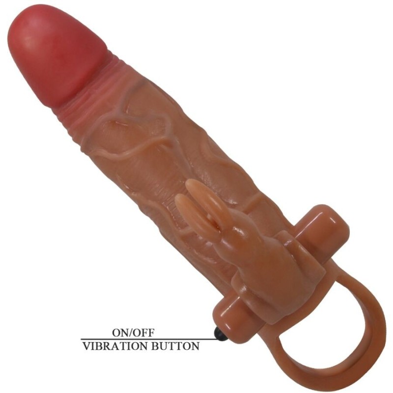 Pretty Love - Guaina Per Pene Osmar + Stimolatore Vibrante Per Clitoride - PRETTY LOVE - Guaine e Prolunghe | erosidea.com