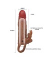 Pretty Love - Guaina Per Pene Osmar + Stimolatore Vibrante Per Clitoride - PRETTY LOVE - Guaine e Prolunghe | erosidea.com