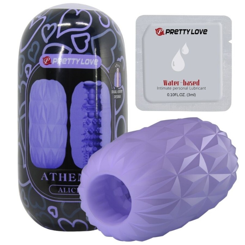 Pretty Love - Athena Alice Masturbatore Maschile Viola - PRETTY LOVE - Masturbatori | erosidea.com