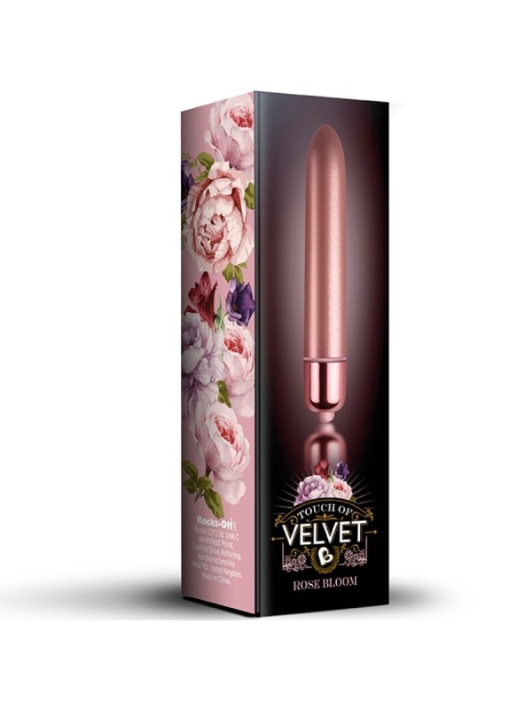 Rocks-Off - Vibrante Bullet Touch Of Velvet Rose Bloom 10 Velocit€ - ROCKS-OFF - Vibratori Mini | erosidea.com