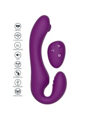Vibratore Xocoon 2 In 1 Strapless Strap On Viola - XOCOON - Vibratori Doppi | erosidea.com