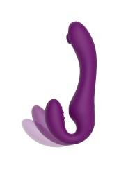 Vibratore Xocoon 2 In 1 Strapless Strap On Viola - XOCOON - Vibratori Doppi | erosidea.com