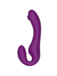 Vibratore Xocoon 2 In 1 Strapless Strap On Viola - XOCOON - Vibratori Doppi | erosidea.com
