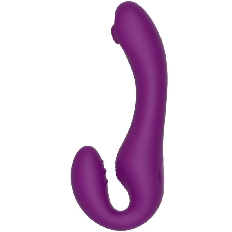 Vibratore Xocoon 2 In 1 Strapless Strap On Viola - XOCOON - Vibratori Doppi | erosidea.com