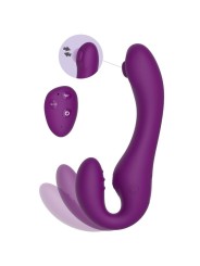 Vibratore Xocoon 2 In 1 Strapless Strap On Viola - XOCOON - Vibratori Doppi | erosidea.com