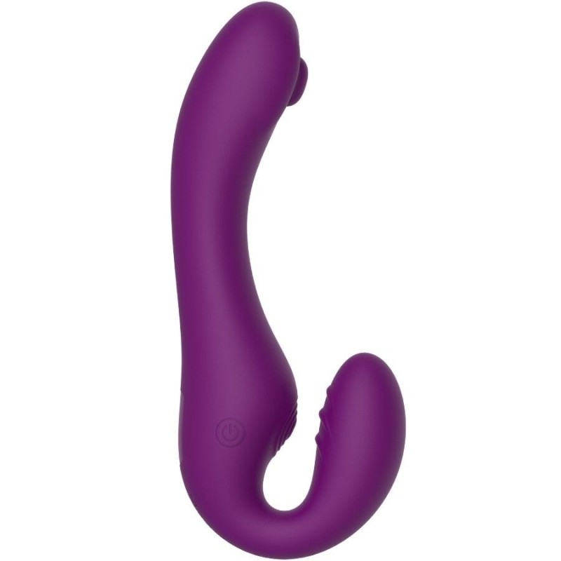 Vibratore Xocoon 2 In 1 Strapless Strap On Viola - XOCOON - Vibratori Doppi | erosidea.com