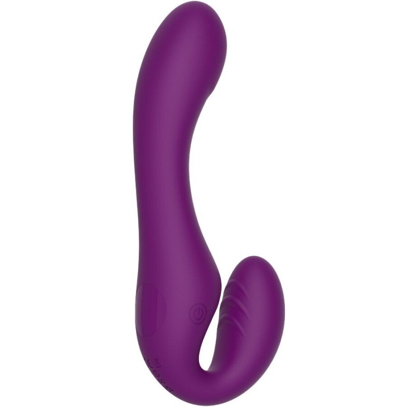 Vibratore Xocoon 2 In 1 Strapless Strap On Viola - XOCOON - Vibratori Doppi | erosidea.com
