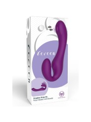 Vibratore Xocoon 2 In 1 Strapless Strap On Viola - XOCOON - Vibratori Doppi | erosidea.com