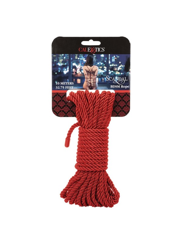Calexotics - Scandal Corda Rossa Bdsm 10 M - CALEXOTICS - Corde e Nastri | erosidea.com