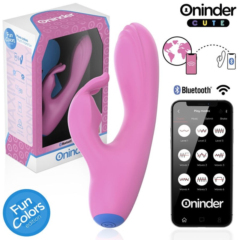 Oninder Cute - Vibratore Rabbit Per Punto G E Clitoride - App Gratuita - ONINDER CUTE - Vibratori con App | erosidea.com