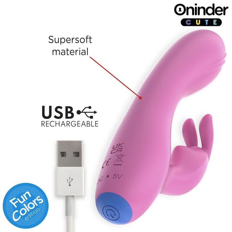 Oninder Cute - Vibratore Rabbit Per Punto G E Clitoride - App Gratuita - ONINDER CUTE - Vibratori con App | erosidea.com