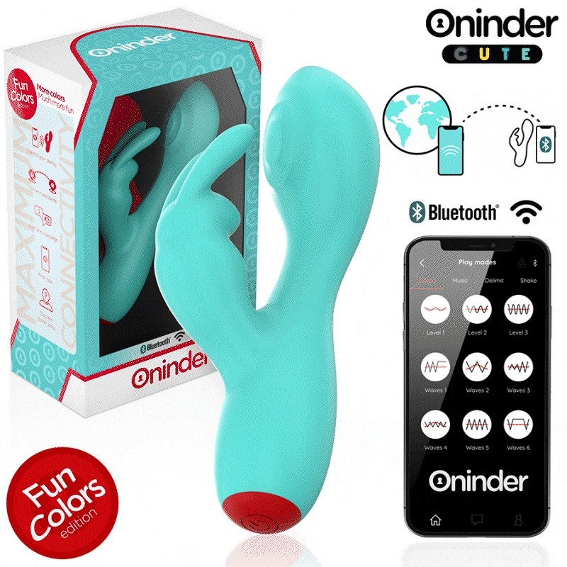Oninder Cute - Vibratore Clitoride Punto G Love Bunny - App Gratuita - ONINDER CUTE - Vibratori con App | erosidea.com