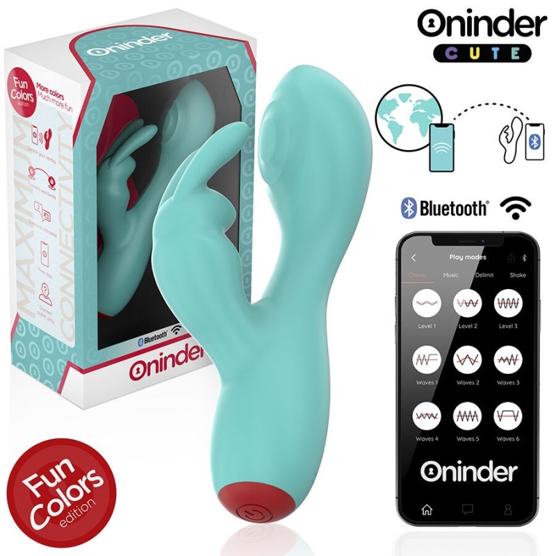 Oninder Cute - Vibratore Clitoride Punto G Love Bunny - App Gratuita - ONINDER CUTE - Vibratori con App | erosidea.com