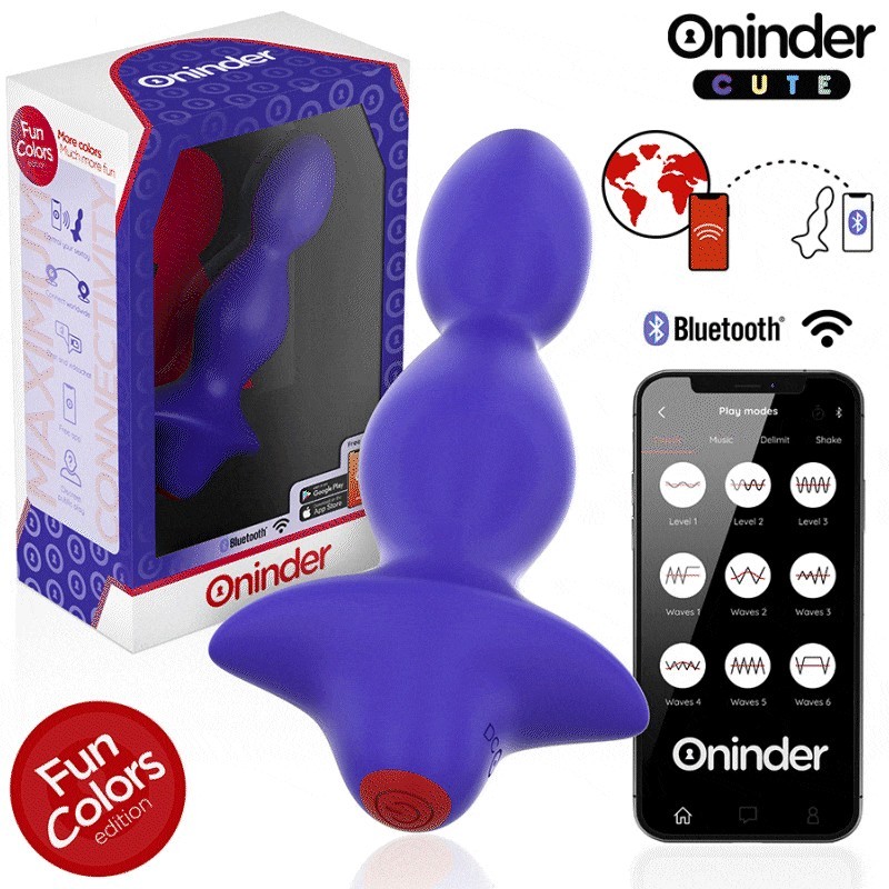 Oninder Cute - Dilatatore Anale Vibrante Love Butt - App Gratuita - ONINDER CUTE - Vibratori con App | erosidea.com