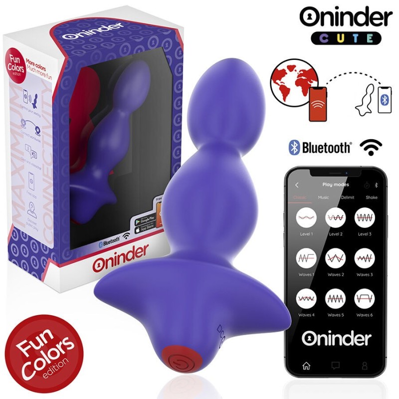 Oninder Cute - Dilatatore Anale Vibrante Love Butt - App Gratuita - ONINDER CUTE - Vibratori con App | erosidea.com