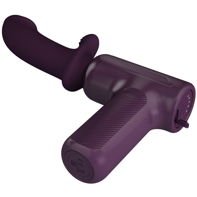Pretty Love - Dj Scholar Massaggiatore 5 Impostazioni Viola - PRETTY LOVE C-TYPE - Magic Wand | erosidea.com