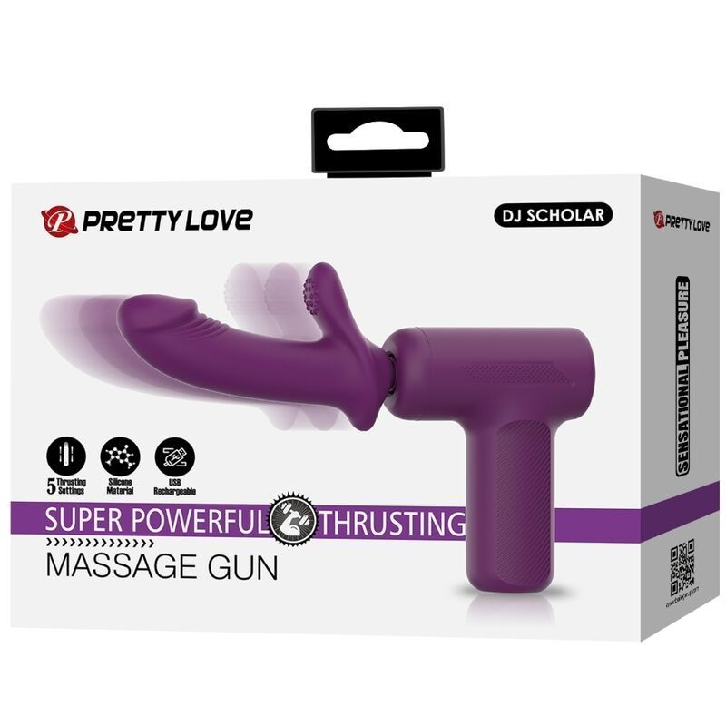 Pretty Love - Dj Scholar Massaggiatore 5 Impostazioni Viola - PRETTY LOVE C-TYPE - Magic Wand | erosidea.com
