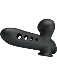 Pretty Love - Manicotto Per Pene Crane Con Airbag Nero - PRETTY LOVE - Guaine e Prolunghe | erosidea.com