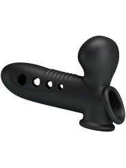 Pretty Love - Manicotto Per Pene Crane Con Airbag Nero - PRETTY LOVE - Guaine e Prolunghe | erosidea.com