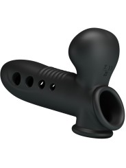 Pretty Love - Manicotto Per Pene Crane Con Airbag Nero - PRETTY LOVE - Guaine e Prolunghe | erosidea.com