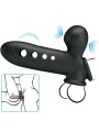 Pretty Love - Manicotto Per Pene Crane Con Airbag Nero - PRETTY LOVE - Guaine e Prolunghe | erosidea.com