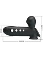 Pretty Love - Manicotto Per Pene Crane Con Airbag Nero - PRETTY LOVE - Guaine e Prolunghe | erosidea.com