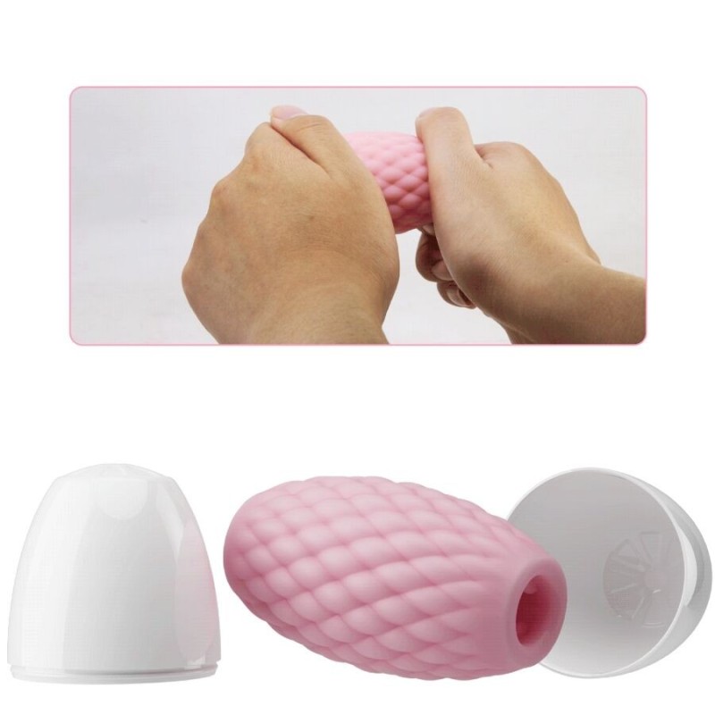 Pretty Love - Masturbatore Maschile In Silicone Rosa - PRETTY LOVE - Masturbatori Mini | erosidea.com