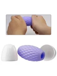 Pretty Love - Silicone Masturbatore Maschile Viola - PRETTY LOVE - Masturbatori Mini | erosidea.com