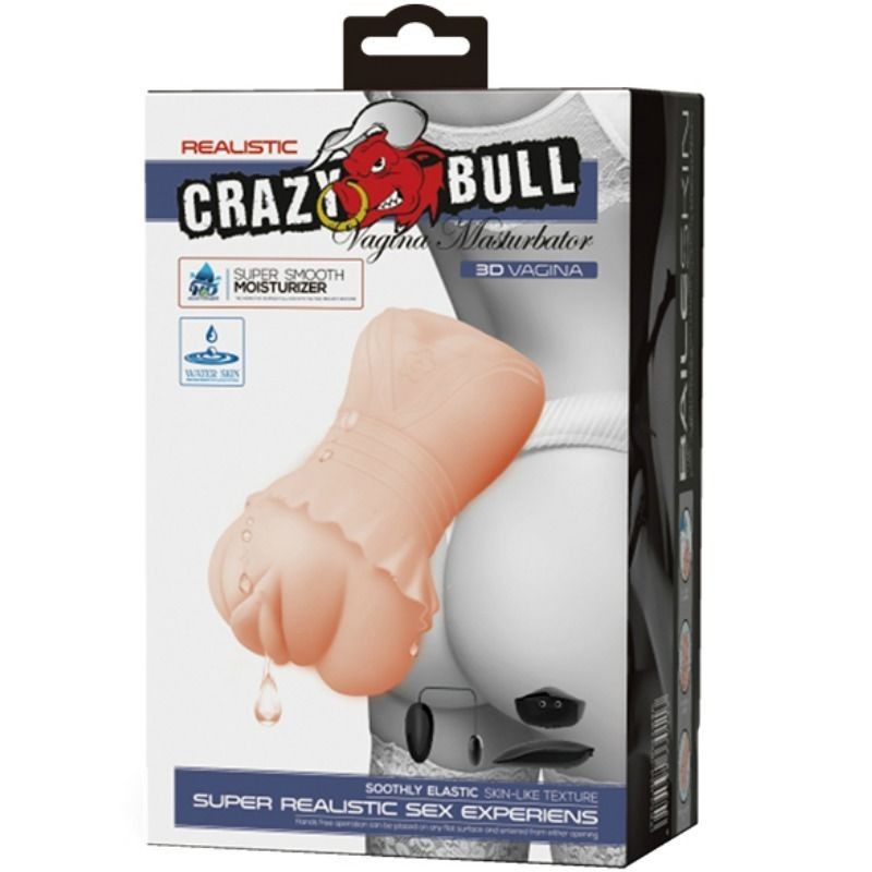 Crazy Bull - Masturbador Vagina Con Pelle Acquata Con Proiettili Vibranti - CRAZY BULL - Masturbatori Vagina | erosidea.com