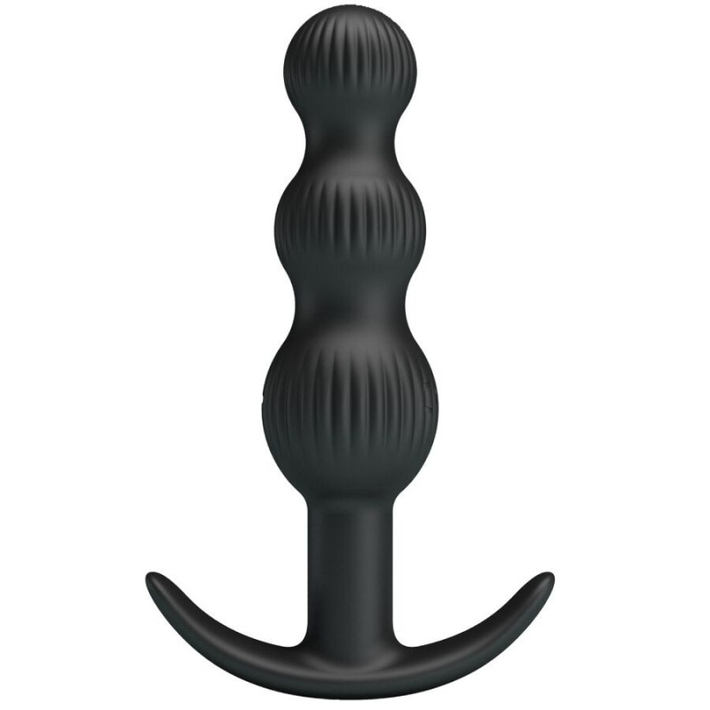 Pretty Love Sidney Plug Anale 10 Vibrazioni Nero - PRETTY LOVE - Plug e Catene Anali | erosidea.com