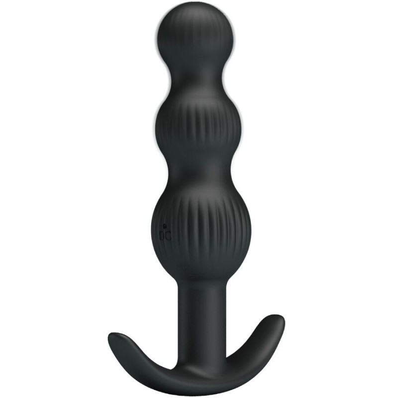 Pretty Love Sidney Plug Anale 10 Vibrazioni Nero - PRETTY LOVE - Plug e Catene Anali | erosidea.com