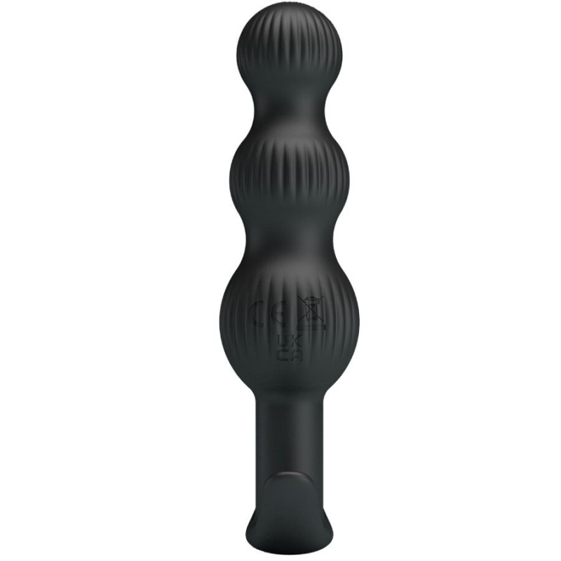 Pretty Love Sidney Plug Anale 10 Vibrazioni Nero - PRETTY LOVE - Plug e Catene Anali | erosidea.com