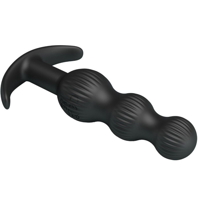 Pretty Love Sidney Plug Anale 10 Vibrazioni Nero - PRETTY LOVE - Plug e Catene Anali | erosidea.com