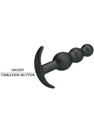 Pretty Love Sidney Plug Anale 10 Vibrazioni Nero - PRETTY LOVE - Plug e Catene Anali | erosidea.com