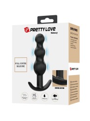 Pretty Love Sidney Plug Anale 10 Vibrazioni Nero - PRETTY LOVE - Plug e Catene Anali | erosidea.com