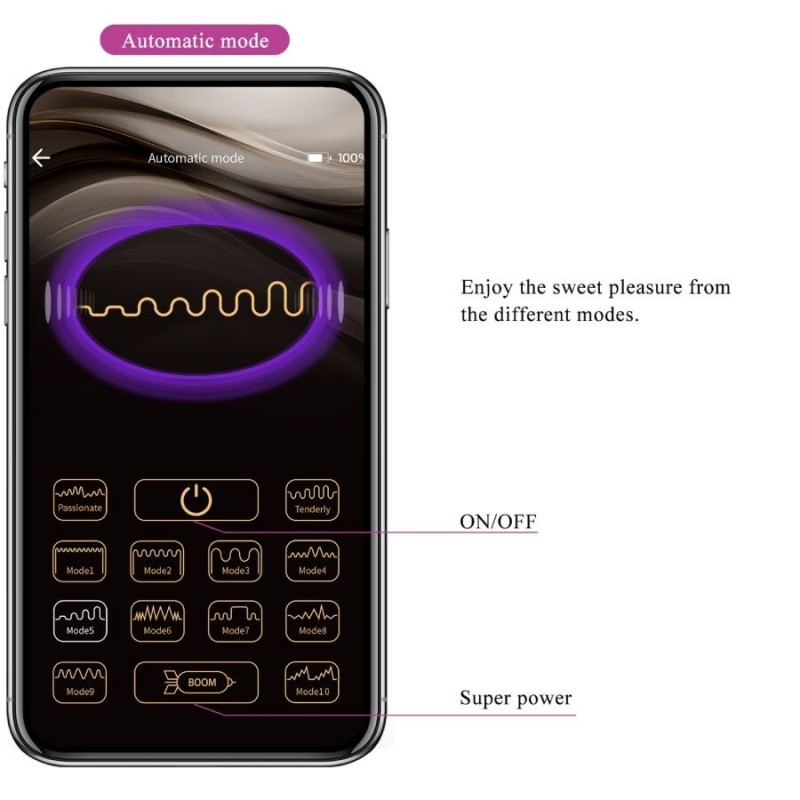 Pretty Love - Vibratore Clitoride Controllato Da App Leviathan Viola - PRETTY LOVE SMART - Promozioni Erosidea | erosidea.com