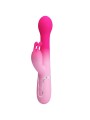 Pretty Love - Dejon 3 In 1 Multifunzione Vibratore Rabbit Rosa - PRETTY LOVE - Vibratori Rabbit | erosidea.com